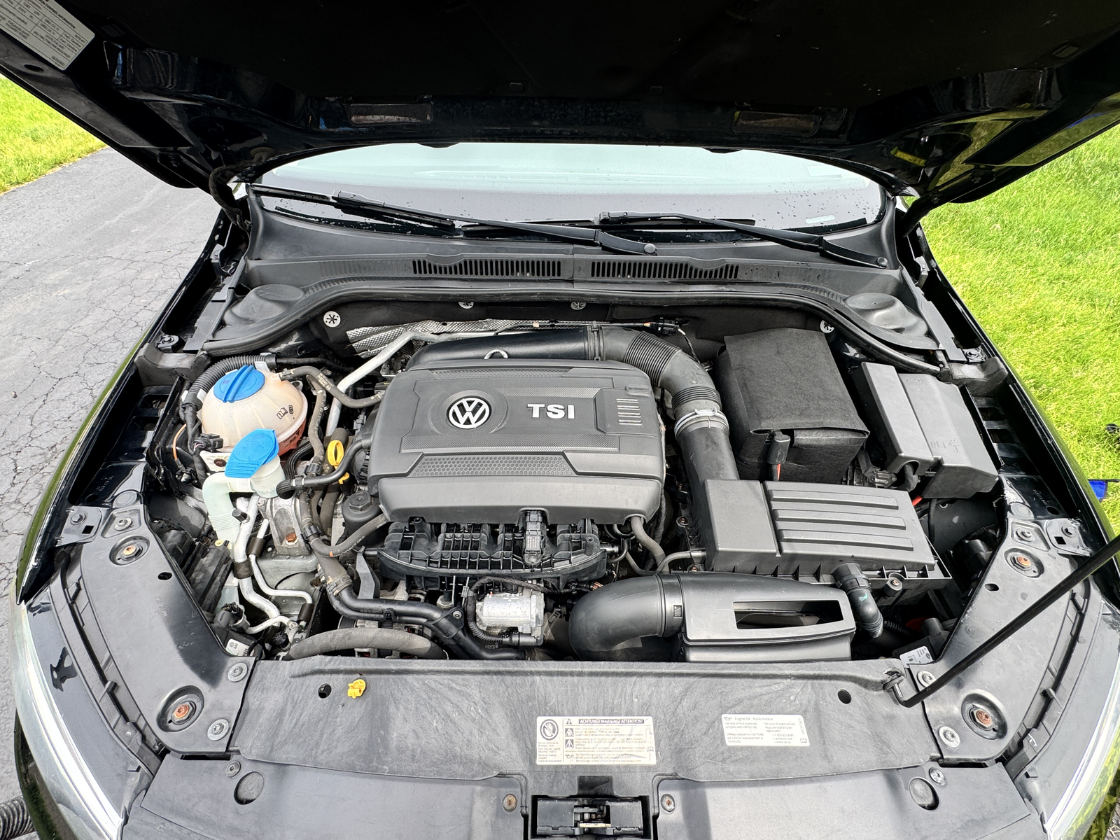 Clean engine bay