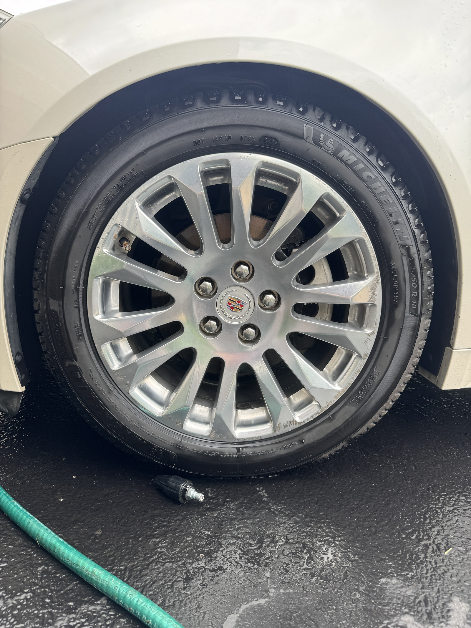 Tire after detailing